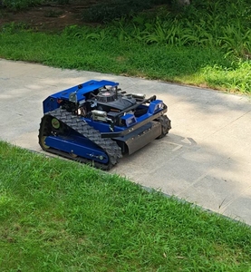 High Quality Industrial 4-Stroke 24V Cordless Petrol Crawler Self-Propelled <b>Smart</b> Lawn Mower New Design CE Certified Robotic - Product Image 2