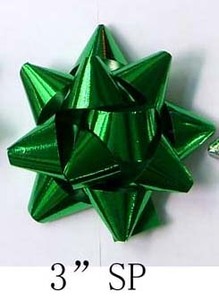 Hot Bán Nhựa Kim Loại Sao Bow Bao Bì Mini Giáng Sinh Ribbon Bow Trang Trí Món Quà Gói Ribbon Cung - Product Image 4