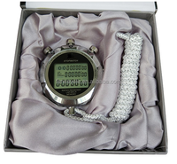 Chronomètre numérique avec précision de 0,01 seconde, mémoire de 100 tours en métal, réveil pour entraîneur sportif, course à pied, marathon