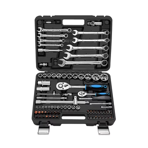 61-teiliges Home Tool <span class=keywords><strong>Kit</strong></span> Set Autowerk statt Mechanisches Werkzeugset OEM-unterstütztes Gehäuse <span class=keywords><strong>Hand</strong></span> metalls chl üssel Kfz-Werkzeugs atz - Product Image 5