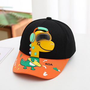 Gorra <span class=keywords><strong>de</strong></span> Béisbol Infantil con Diseño <span class=keywords><strong>de</strong></span> Dinosaurio y Gafas <span class=keywords><strong>de</strong></span> Dibujos Animados, Sombrero para el Sol para Niños - Product Image 4