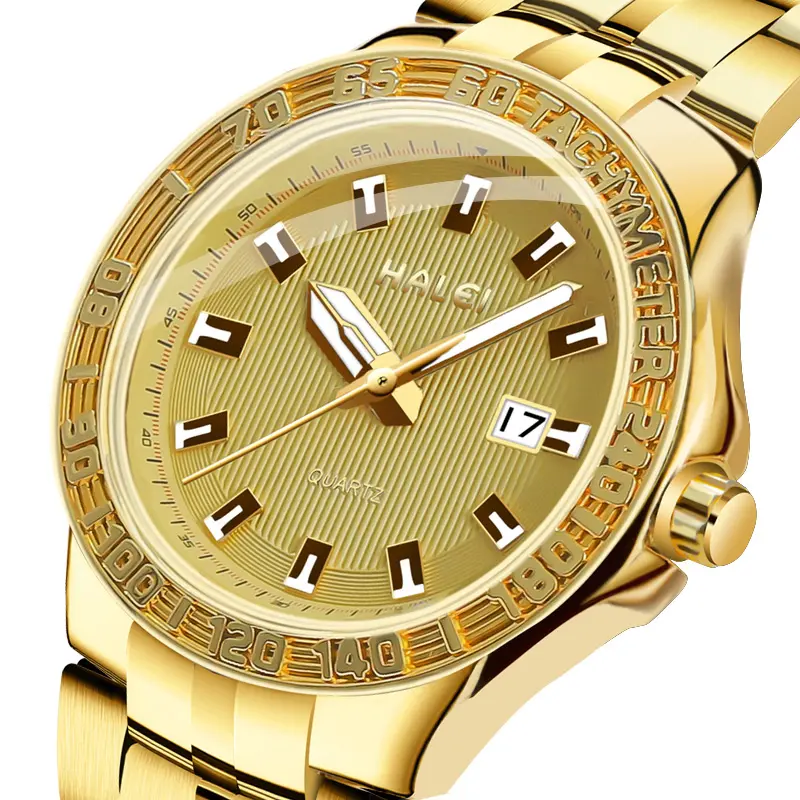 STAR RUDDER 8030M HALEI Armbanduhr Stahl Gold Uhr, OEM Odm Uhr Hersteller Marke, Mode Männer Quarzuhren