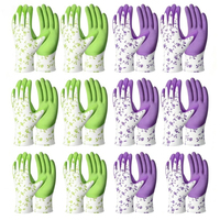 Gants de jardin respirants en latex à prix compétitif, résistants aux perforations et antidérapants pour la plantation de légumes et l'entretien des fleurs