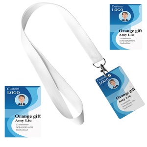 Custom Soft Plastic Id <b>Working</b> <b>Name</b> <b>Badge</b> Pvc Card Holder Lanyard With Card Holder With <b>Badge</b> - Product Image 4