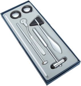 Kit de diagnostic neurologique manuel haut de gamme en alliage de zinc avec marteau à réflexes, instrument médical - Product Image 1