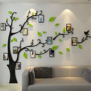 Adesivi Murali Impermeabili di Alta Qualità Cornice Fotografica Fai-da-Te Adesivi a Forma di <span class=keywords><strong>Albero</strong></span> Adesivi Familiari Decorazioni per Pareti Domestiche - Product Image 1