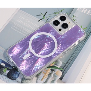 Coque de téléphone pour iPhone 13 14 12 11 Pro Max, mode luxe, magnétique, antichoc, silicone, bordure de téléphone portable - Product Image 6