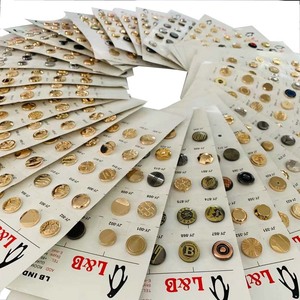 High Quality Shiny Gold Zamark Alloy Demin <strong>Button</strong> <strong>Custom</strong> logo Jeans <strong>Button</strong> for Jeans - Product Image 4