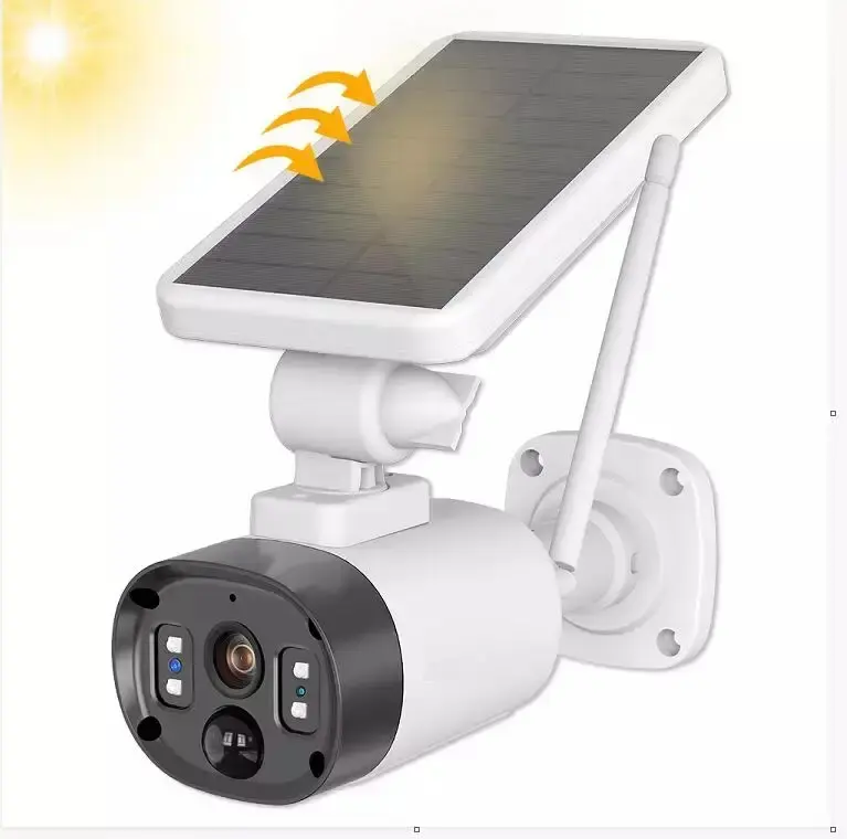 Caméra de sécurité solaire Wifi Cctv alimentée par Ptz 4G pour la maison intelligente extérieure