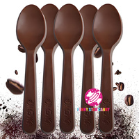 Deliciosos Dulces de Chocolate con Forma de Tenedor y Cuchara, Snack Dulce de Chocolate con Leche y Chocolate Negro para Niños