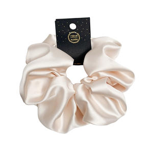Luxury Extra Large 18CM Satin Silk <strong>Scrunchie</strong> Woman's Solid Color Ponytail Holder <strong>Hair</strong> Accessories Woman's <strong>Hair</strong> Ties - Product Image 6