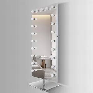 Lighted Full Length Hollywood Mirror With Stand