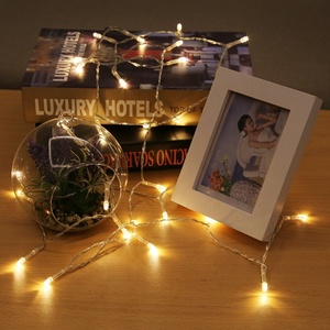 Guirnalda de <span class=keywords><strong>Luces</strong></span> de 3m/10ft con 20 LEDs para <span class=keywords><strong>Navidad</strong></span>, Cadena de <span class=keywords><strong>Luces</strong></span> de Hadas a Batería 3AA, Luz Estrellada Súper Brillante para Regalo, Boda y Fiesta - Product Image 6