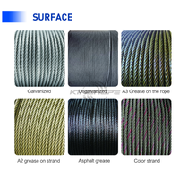 Câble en acier galvanisé 6x31WS+FC API 9A pour grue, câble de flèche 16mm, câble non tressé 766980, câble Godes 6mm3mm, câble Arame Ent