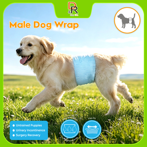 Échantillon Gratuit Usine – Couches Jetables Super Absorbantes Personnalisées <span class=keywords><strong>pour</strong></span> Chiens Mâles – Soin Quotidien de l'Incontinence Canine - Product Image 1