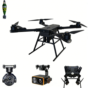 Drone tactique individuel à lancer, autonomie de 25 minutes en charge complète, modulation de fréquence automatique - Product Image 3