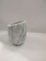 Seau à glace en marbre design moderne maison jardin refroidisseur de vin/refroidisseur de bouteilles pour les fêtes nouveauté du fournisseur en gros