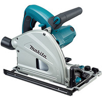 Scie circulaire électrique Makita SP6000J 800W 220V pour le travail du bois, équipement de service, avec disque de coupe incliné pour rail encastré