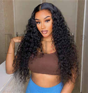 Лидер продаж, человеческие волнистые волосы Ms Mary, парик на шнуровке, необработанные натуральные предварительно выщипанные бразильские волосы плотностью 180, 13X4, фронтальный парик на шнуровке, поставщик - Product Image 5