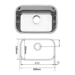 590x375mm smalto Undermount singolo ciotola in acciaio inox lavello da <span class=keywords><strong>cucina</strong></span> con <span class=keywords><strong>vasca</strong></span> grande - Product Image 6