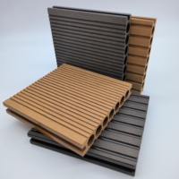 Offre Spéciale de terrasse en bois composite plancher solide plancher de terrasse extérieur terrasse en bois Wpc