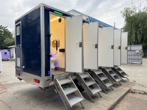 Unité de salle de bain portable nouvelle génération, douche et toilettes, toilettes portables mobiles, toilettes portables pour le camping, toilettes portables modernes - Product Image 4