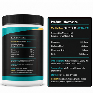 Customized Blends Vitamins Collagen Biotin Hyaluronic Acid Powder Hair Health Supplement 250g Not for Pregnant Women - Product Image 2