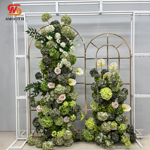 Arche florale artificielle verte lisse pour événements de mariage et fêtes, best-seller - Product Image 5