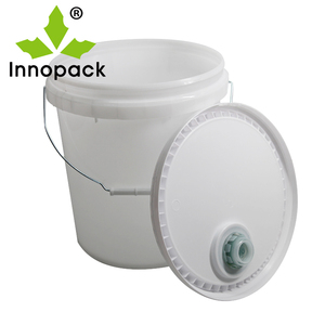 <b>20L</b> 5 Gallon Square Food Grade PP Plastic Pail Bucket for Oil Packaging - Product Image 2