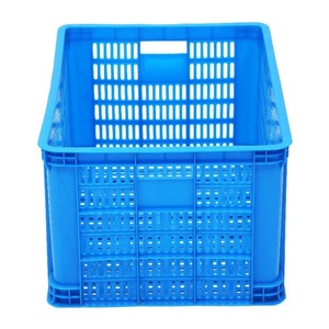 Wholesale High Quality Heavy Duty Big Nested Durable Tote Crate Storage Plastic Stackable Plastic Turnover Moving Boxes