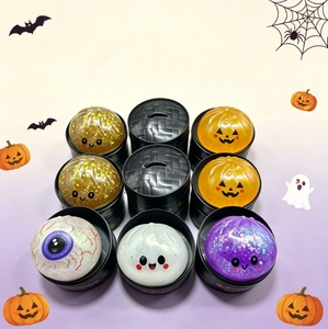Hot Selling Halloween Glitter Squishy Dumpling Fidget Blind <b>Box</b> <b>Toys</b> with <b>Wooden</b> TPE Silicone Stress Relief for Kids Adults - Product Image 4