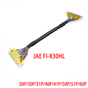 Preço de Fábrica: Conector JAE FI-X30HL de 30 Pinos com Passo de 1.0mm e Trava, Cabo de Sinal Diferencial LVDS para Painel LCD - Product Image 1