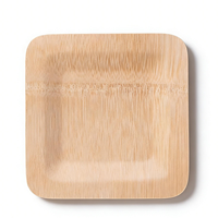 Assiettes jetables en bambou de 7, 8, 9, 10 et 12 pouces pour fêtes, pique-niques, restaurants, supermarchés – Écologiques, biodégradables, vente en gros