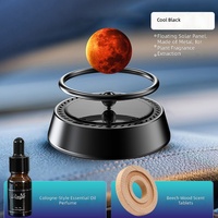 Diffuseur d'air solaire lévitant en forme de planète pour tableau de bord, diffuseur d'huiles essentielles en métal, personnalisable, vente en gros