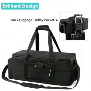 BSCI factory 600D polyester large capacity removable compartment <b>Media</b> pack business travel sneaker <b>storage</b> school waterproof - Product Image 6