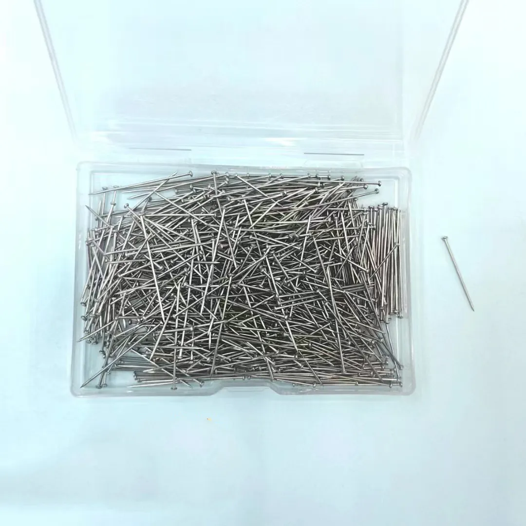 High Quality Chinese Factory Flat Head Stainless Steel Straight Pins Dressmaker Paper Pins