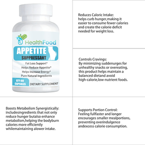 Private label Fat Burner Slimming Capsules Appetite Suppressant Green Tea Garcinia <b>Blend</b> Herbal Appetite Suppressant 60 Capsules - Product Image 3