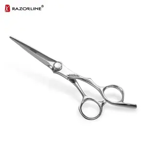 Barber Supplies Hair Scissor 6 Inch JAPAN440C Professional Barber Hair Cutting Scissors