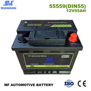 แบตเตอรี่ตะกั่วกรด DIN55 12V 55Ah แบตเตอรี่สตาร์ทสำหรับยานยนต์ - Product Image 3