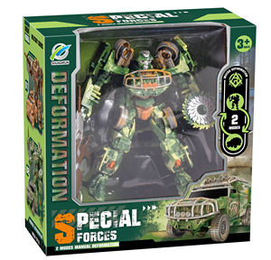 Nouveau Design Déformation Robot Jouets Manuel Variant Militaire <span class=keywords><strong>Combat</strong></span> Véhicule Modèle Camion Transformer Robot Jouet Voiture pour Enfants - Product Image 3