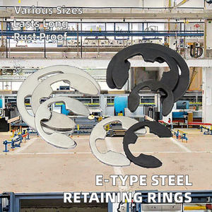 不锈钢 E 型弹性挡圈 轴锁紧垫圈 尺寸 2.3/3.2/4/5/6/7/8/9/10 粗面 46-54HRC - Product Image 2