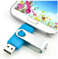 Memorias USB Flash Disk 2,0 3,0 Custom Logo Thumb Drive 256GB 32GB 4GB 128GB Usb Key Memory Wholesale Swivel OTG USB Flash Drive