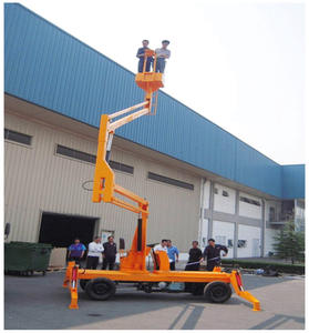 แขนกลแบบหมุนได้360 23ม. ลิฟต์ยกแบบยืดหดได้เครื่องยกเชอร์รี่ไฮดรอลิกไฟฟ้าเดินได้ด้วยตัวเอง - Product Image 2