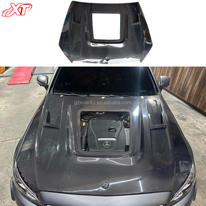 Capot de moteur en Fiber de carbone de Style IMP de haute qualité pour <span class=keywords><strong>Mercedes</strong></span> Benz W205 C300 <span class=keywords><strong>AMG</strong></span> C43 <span class=keywords><strong>C63</strong></span> capot de capot en carbone de voiture - Product Image 2