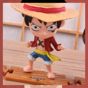 10 unids/set figuras de acción de una pieza Luffy Zoro <span class=keywords><strong>Chopper</strong></span> coleccionables Anime modelo Figuras niños juguetes niño cumpleaños Regalos Decoración - Product Image 6