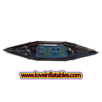 Kayak Gonflable Usine Personnalisé Vitesse Packraft Solo UV Kayak Gonflable Bateaux Avec Aileron Détachable