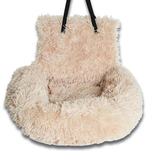 Cama desmontable para mascotas montada en el coche para el asiento del pasajero delantero, portátil y para exteriores, diseñada para gatos y perros - Product Image 1