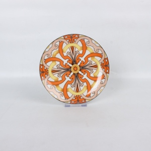<span class=keywords><strong>Vaisselle</strong></span> en grès peinte à la main, style <span class=keywords><strong>baroque</strong></span> méditerranéen, motif floral multicolore bleu et jaune, vintage - Product Image 3
