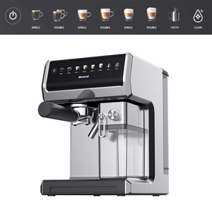 Stainless Steel Espresso <b>Coffee</b> Machine With 500ML Milk and Digital Touch Screen for Household Hotel Use Espresso <b>Coffee</b> <b>Makers</b> - Product Image 4