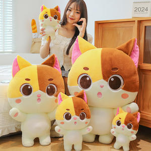 Nouvel arrivage de jouets en <span class=keywords><strong>peluche</strong></span> 35cm pour chat en <span class=keywords><strong>peluche</strong></span> gros oreiller en <span class=keywords><strong>peluche</strong></span> gros chat spongieux - Product Image 5